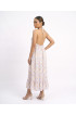 Hand Painted Rayon Halter Dress Hand Painted Rayon Halter Dress